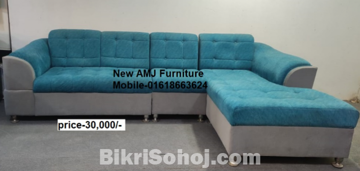 L shape sofa set